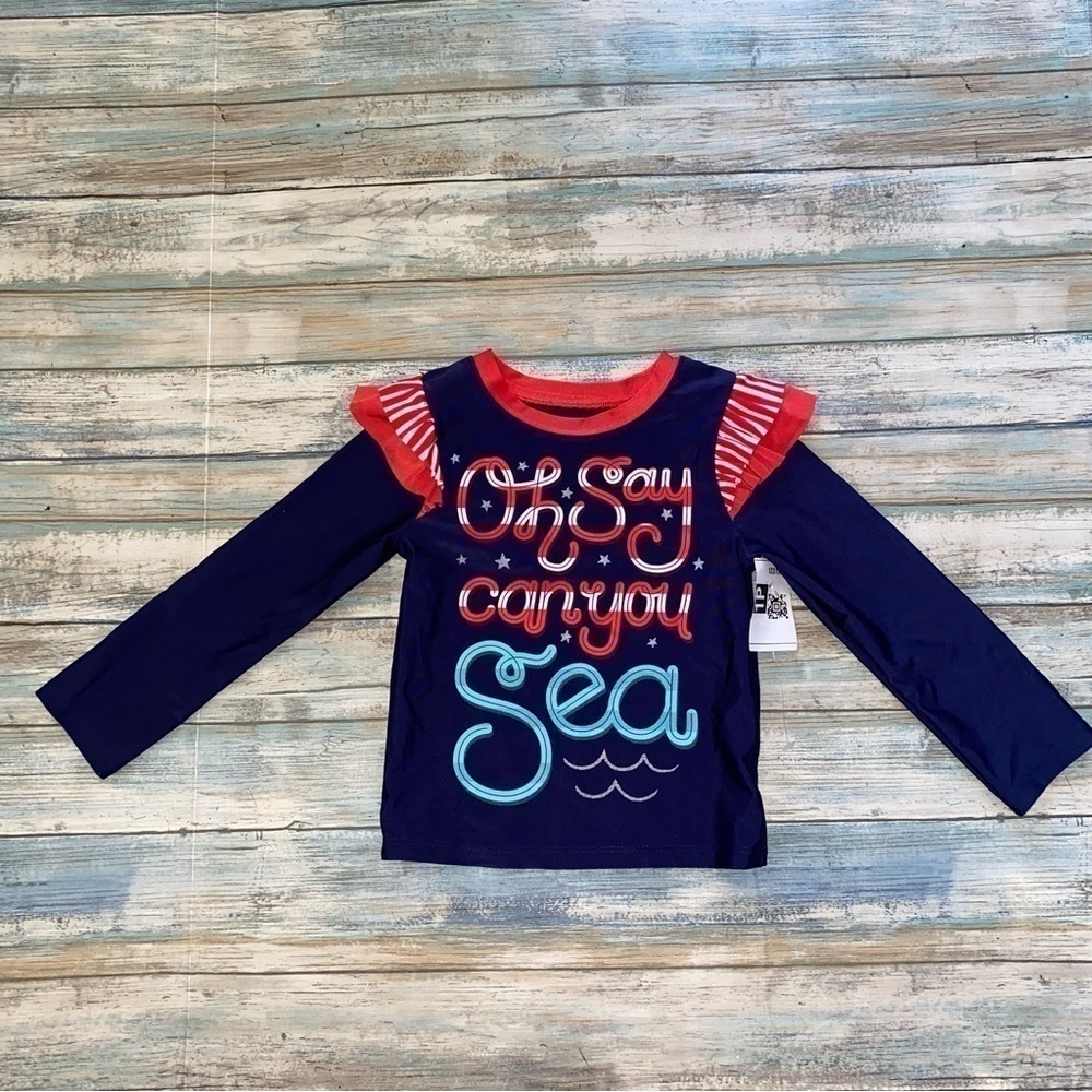 Cat & Jack Oh Say Can You Sea Rashgaurd
